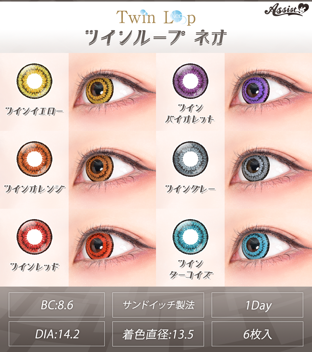 Twin Loop 1Day Neoの比較