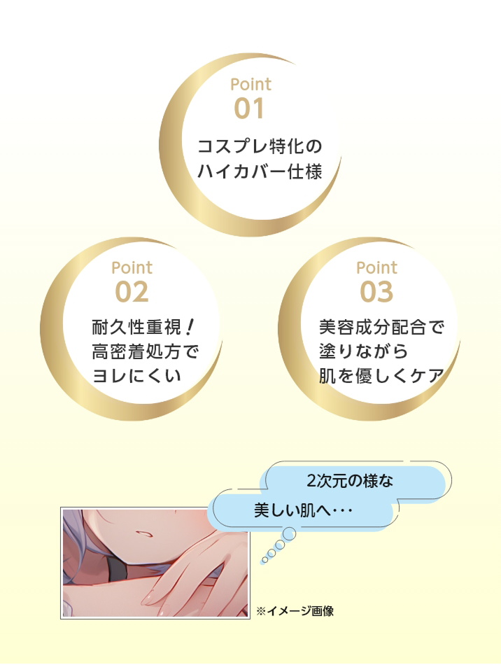 『オールカバーコンシーラー』の3つの特徴