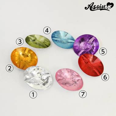 【在庫限り】ビジュー　クリスタルタイプ　2cm　1個