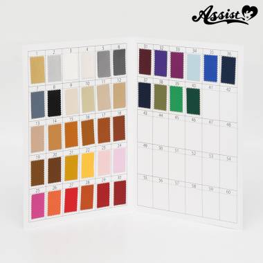 ストレッチ合皮生地　カラーサンプルブック(40色)