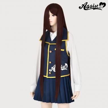 フロントボリュームロング　モカブラウン　33