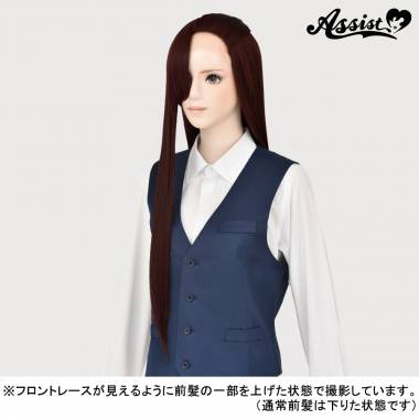 フロントレースロング　モカブラウン　33