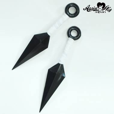 プラスチック製クナイ　(白紐)　2本