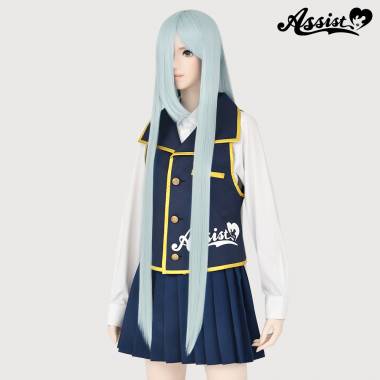 フロントボリュームロング　アクアマリン　NUUA-1