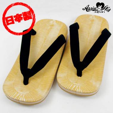 草履　M(24.0cm)　鼻緒黒