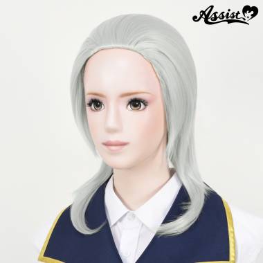 【在庫限り】オールバックウルフ　ホワイトシルバー　60