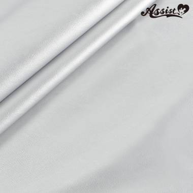 ストレッチ合皮生地　135cm巾×50cm　ゴールド・シルバー系　No.2