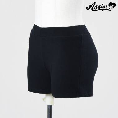 露出対策用スパッツ　ブラック