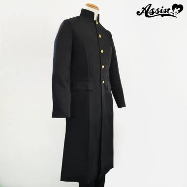 【ポージングしやすい】長ラン(上着のみ)　ブラック