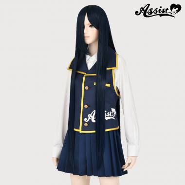 フロントボリュームロング　ダークブルー　NDRB-99