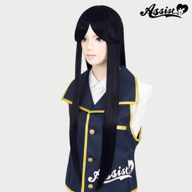 ロング　つむじ*型　ブラックパープル　NPABD-8