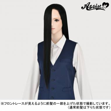 フロントレースロングDX　ブラック　1B