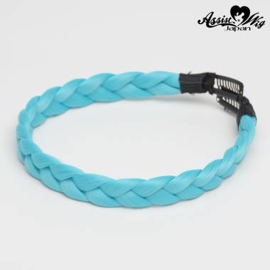 【在庫限り】三つ編みパーツ　レイブルー　NRB-31