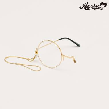 チェーン付きモノクル　右目用　ゴールド