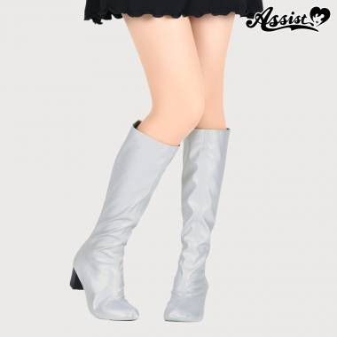 ブーツカバー　シルバー