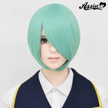 ショートボブ改　パステルグリーン　NGUS-63