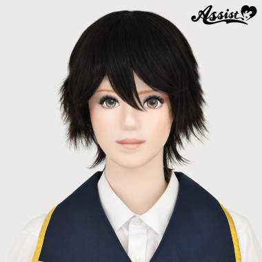 ショートレイヤー　ビターブラウン　4