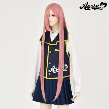 フロントボリュームロング　ローズピンク　NDR-14