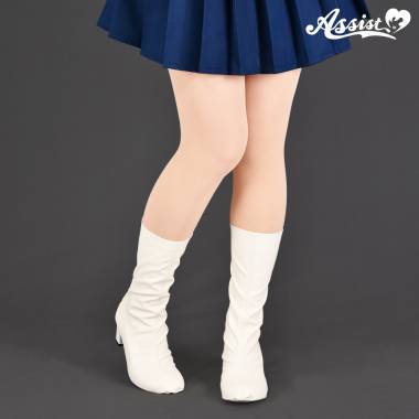 ブーツカバー　ショート　オフホワイト