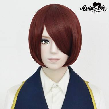 ショートボブ改　レンガレッド　282