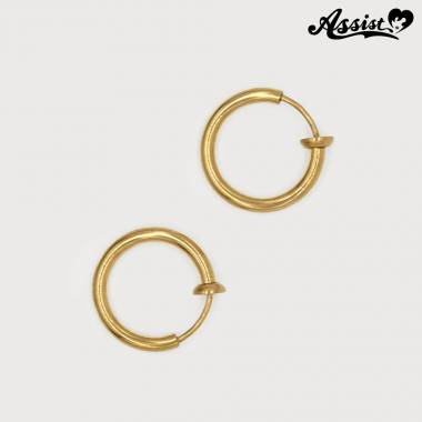 フェイクピアス　ゴールド
