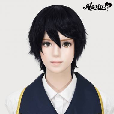 ショートレイヤー　ブラック　1B